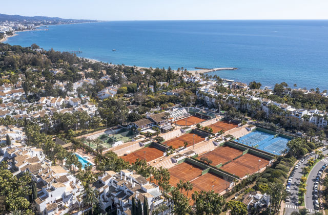 Tennis Aerial View