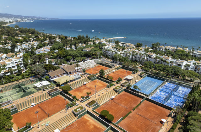Tennis Aerial View